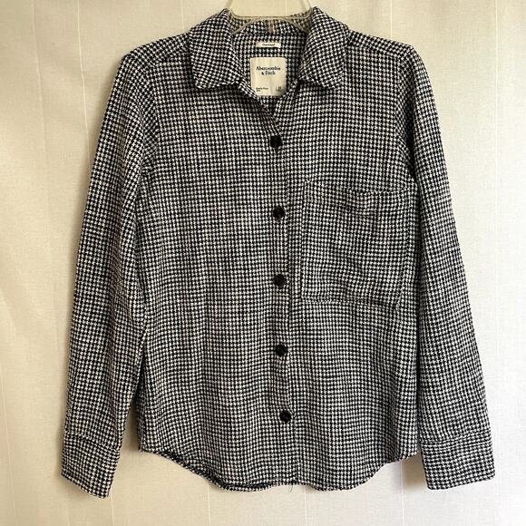 Abercrombie & Fitch Women's Button down Shirt preppy minimal - Picture 1 of 6